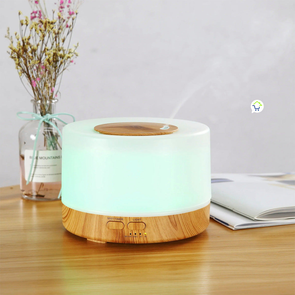 Humidificador LED Difusor Aromas